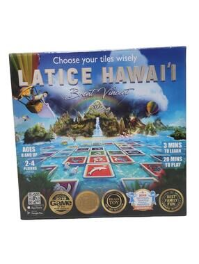 Latice Hawaii Board Game of the Year 2019 Brent Vincent, Adacio - 100% Complete